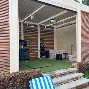 Outdoor golf simulator - Charlotte, NC